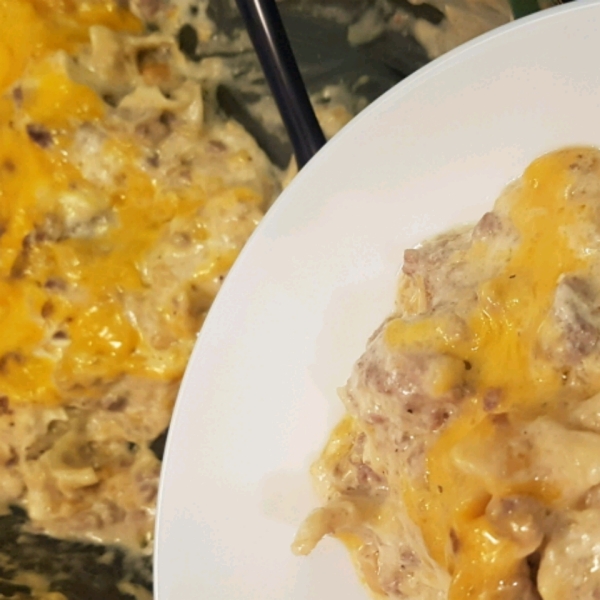 Hamburger Noodle Casserole
