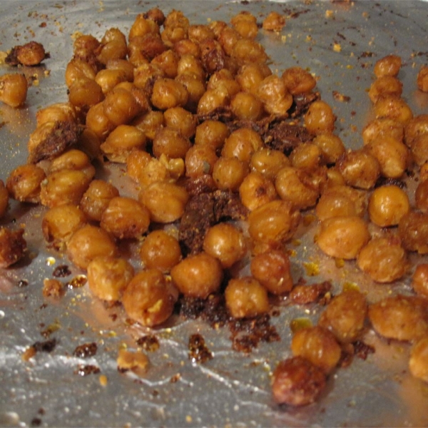 Roasted Spicy Garbanzo Beans