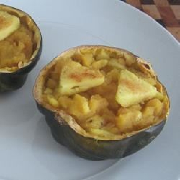 Pineapple Cinnamon Stuffed Acorn Squash