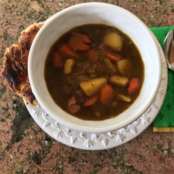 Wintertime French Style Split Pea Soup