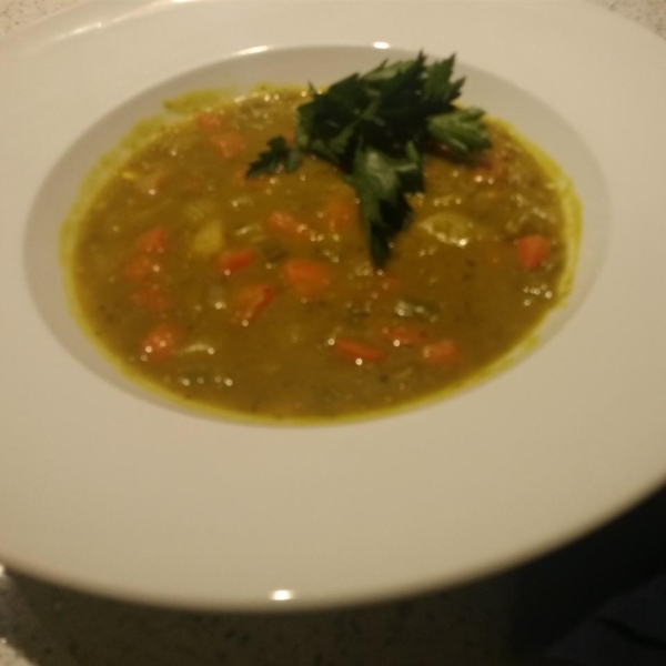 Wintertime French Style Split Pea Soup