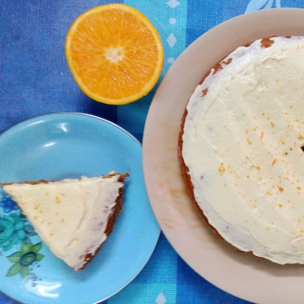 Carrot-Honey Cake (Eggless, Butterless, Refined-Sugar-Free)