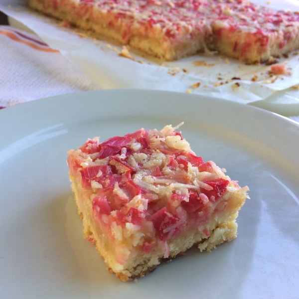 Lemon Rhubarb Bars