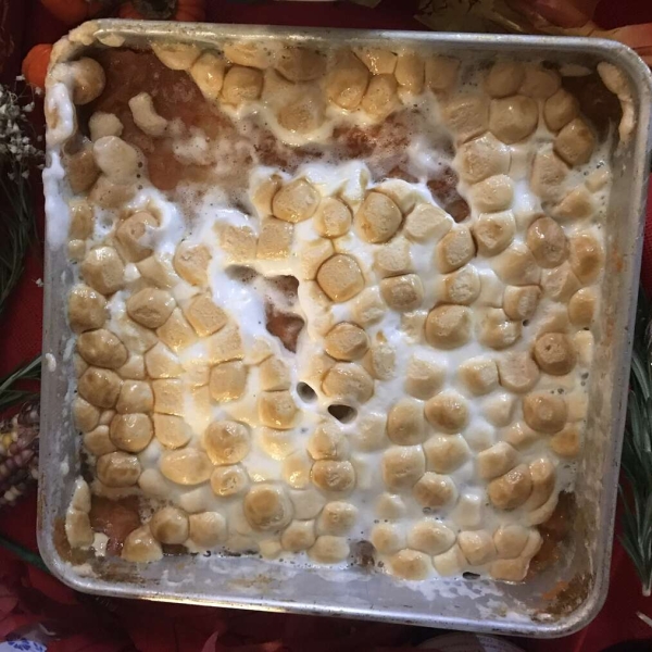 Sweet Potato Casserole with Marshmallows