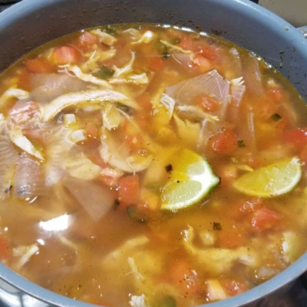 Sopa De Lima (Mexican Lime Soup)