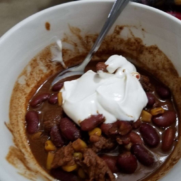 Slow Cooker Stew Beef Chili