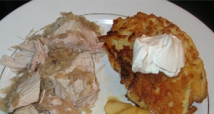 Sauerkraut-Stuffed Slow-Cooked Pork Roast