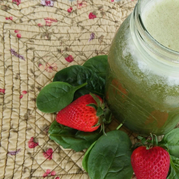 Spinach Strawberry Agua Fresca