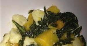 Vegetarian Gnocchi with Squash and Kale