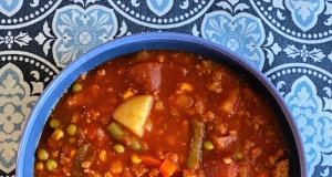 Ground Turkey Soup with Beans