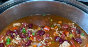 Tender Pork Stew with Beans