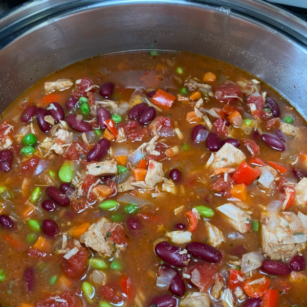 Tender Pork Stew with Beans