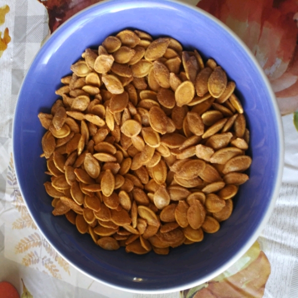 Spicy Roasted Pumpkin Seeds