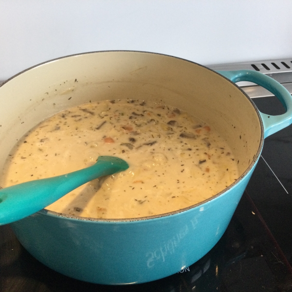 Portobello Artichoke Soup