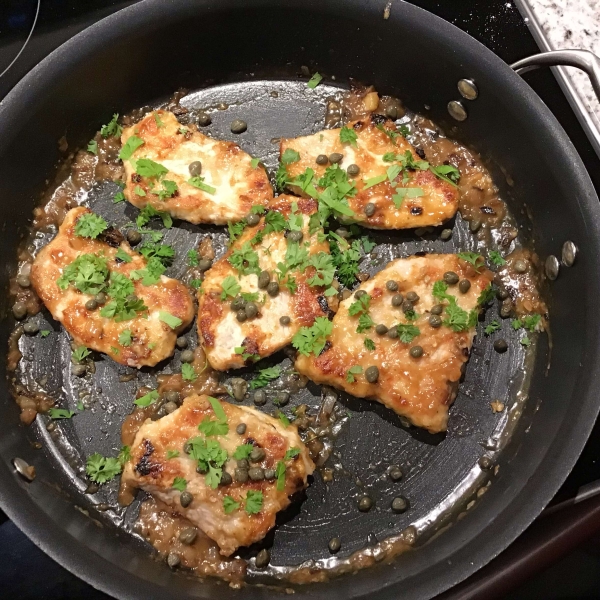 Lemony Pork Piccata