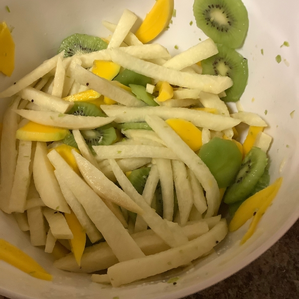 Jicama and Tropical Fruit Salad