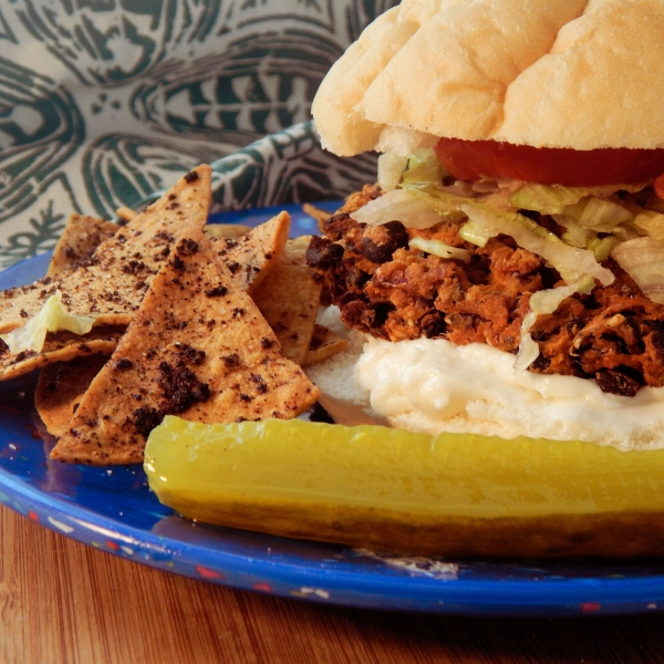 Sweet Potato Black Bean Burgers