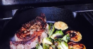 One-Pan Grilled Steak and Vegetables