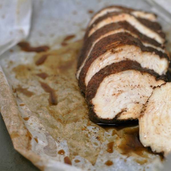 Baked Chili Chicken in Parchment