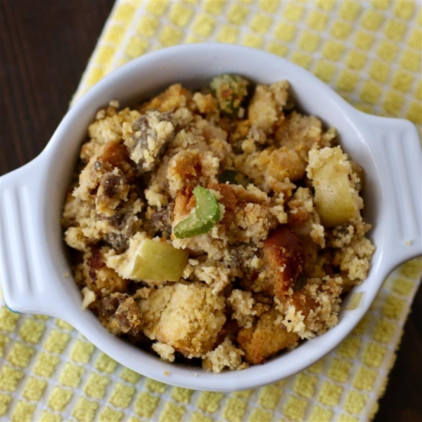 Apple and Sausage Cornbread Stuffing