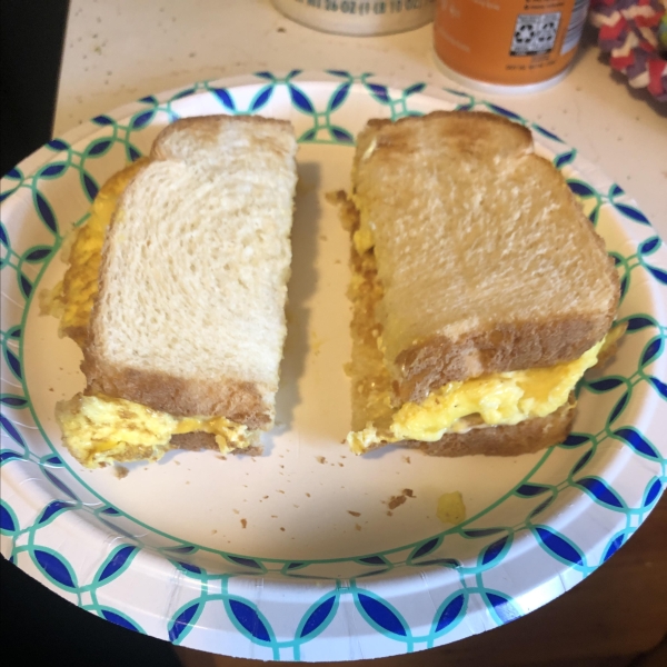 Tom's Scrambled Egg Sandwich