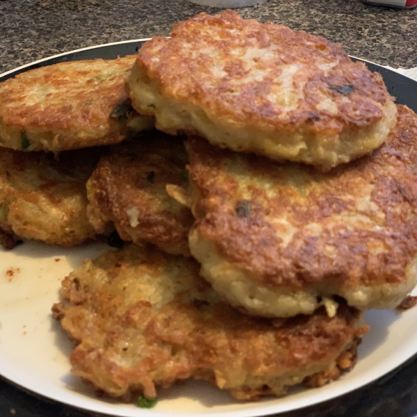 Cheesy Potato Pancakes