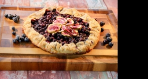 Rustic Blueberry and Fig Crostata