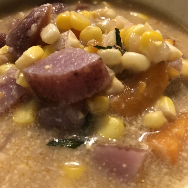 Clean-Eating Potato and Corn Chowder