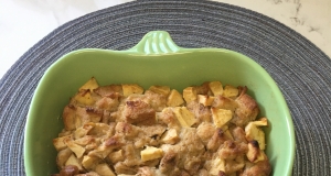 Easy Apple Bread Pudding