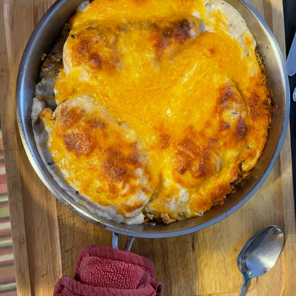 Chicken and Stuffing Skillet