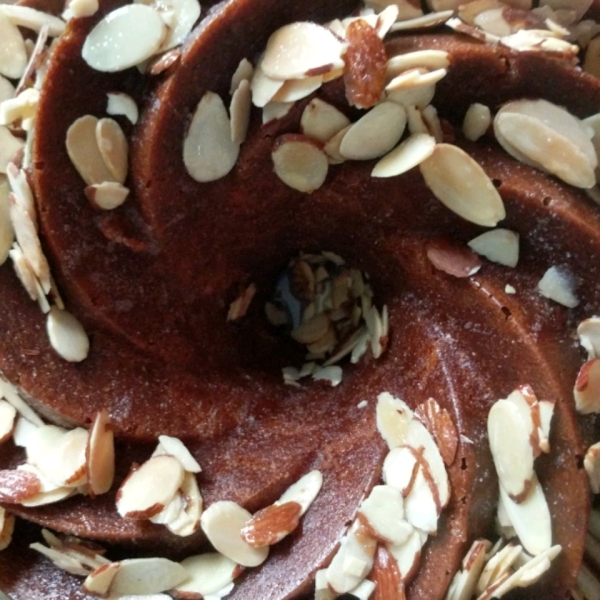 Glazed Almond Bundt Cake