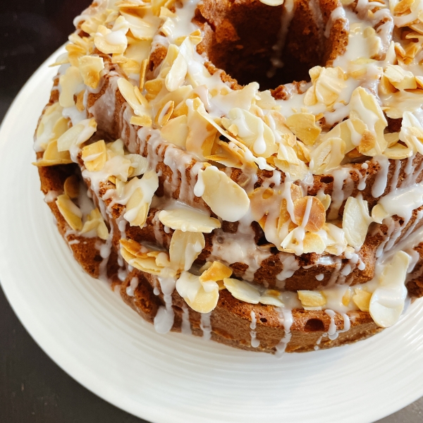 Glazed Almond Bundt Cake