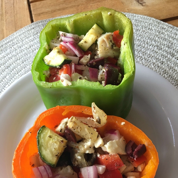 Mediterranean-Style Stuffed Peppers