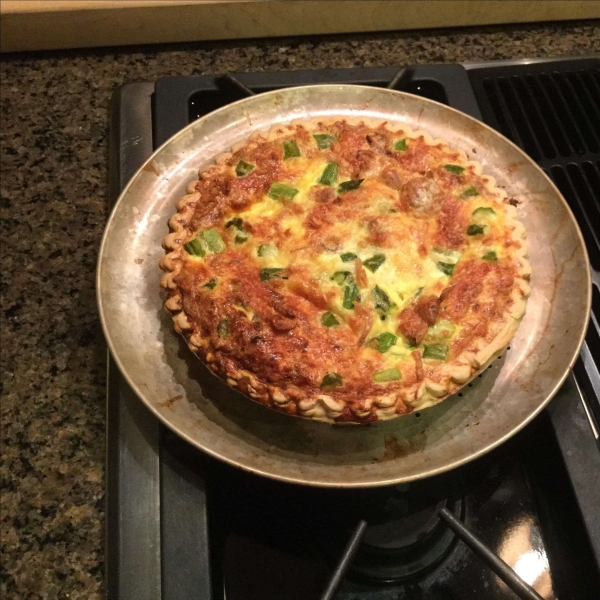 Asparagus and Swiss Cheese Quiche