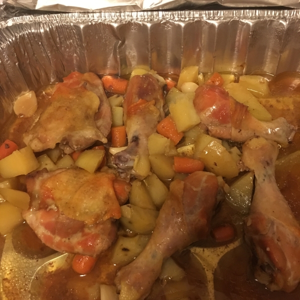 Scrumptious Baked Chicken and Potatoes