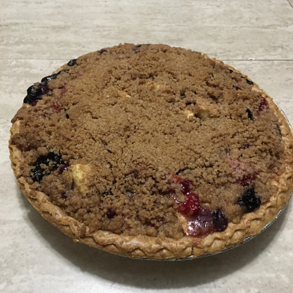 Dutch Apple Berry Pie