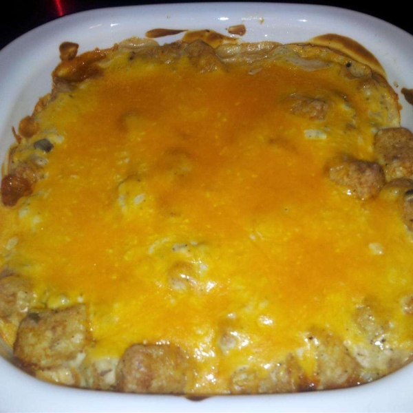 Yummy Vegetarian Tater Tot® Casserole