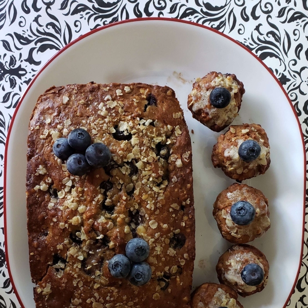 Oatmeal Banana Nut Bread