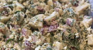 Potato and Mustard Greens Salad