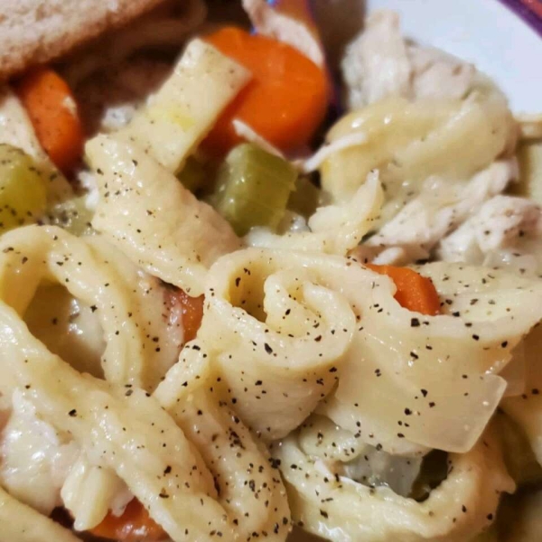 Simple Chicken and Noodles