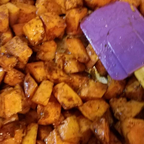 Honey Roasted Sweet Potatoes