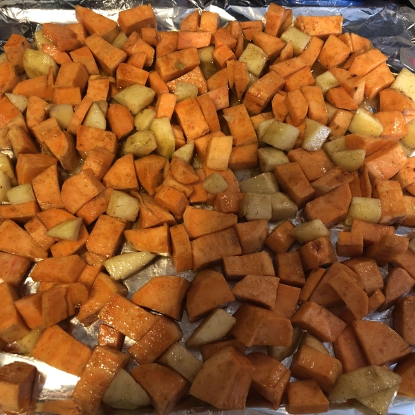 Honey Roasted Sweet Potatoes