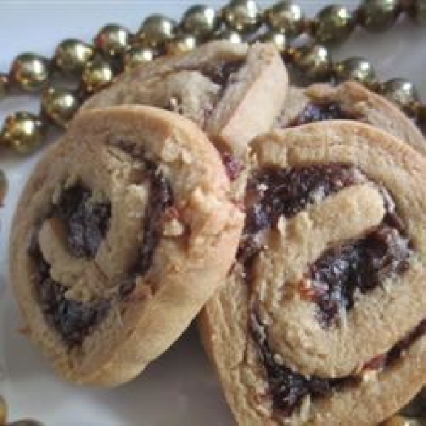 Date Nut Pinwheel Cookies I