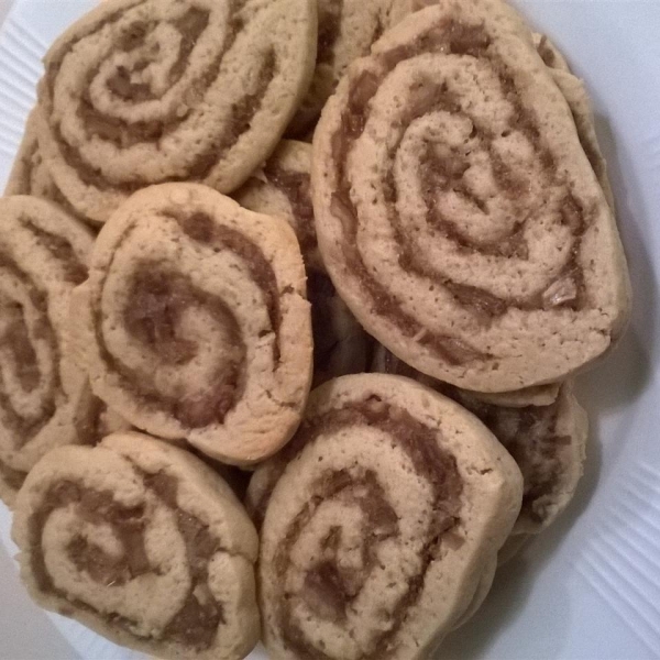 Date Nut Pinwheel Cookies I