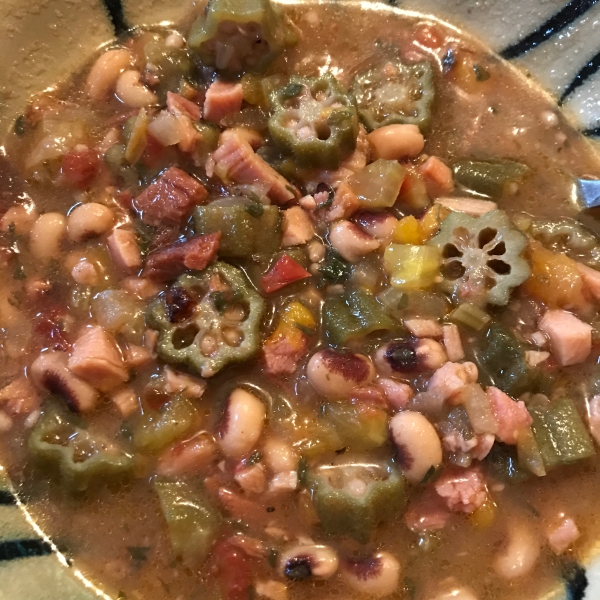 Black-Eyed Peas and Gumbo