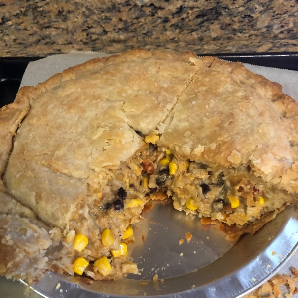 Southwest Chicken Pie