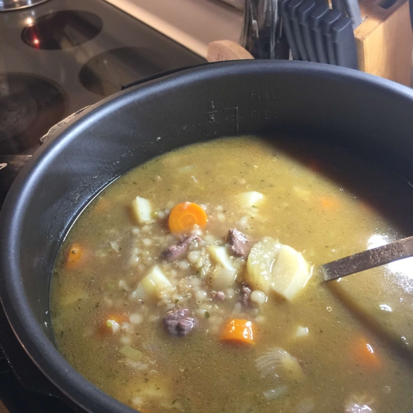 Slow Cooker Beef Barley Soup