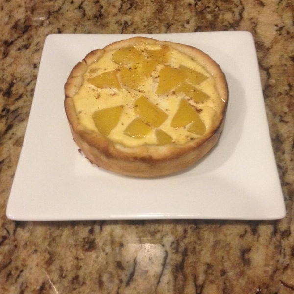 Peach Custard Pie III