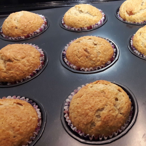 Caribbean Banana Muffins