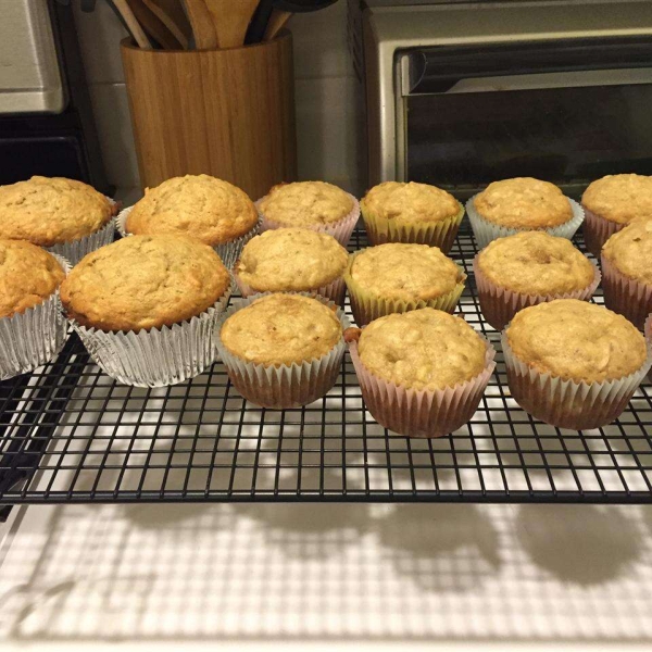 Caribbean Banana Muffins